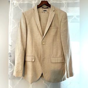 Perry Ellis linen suit